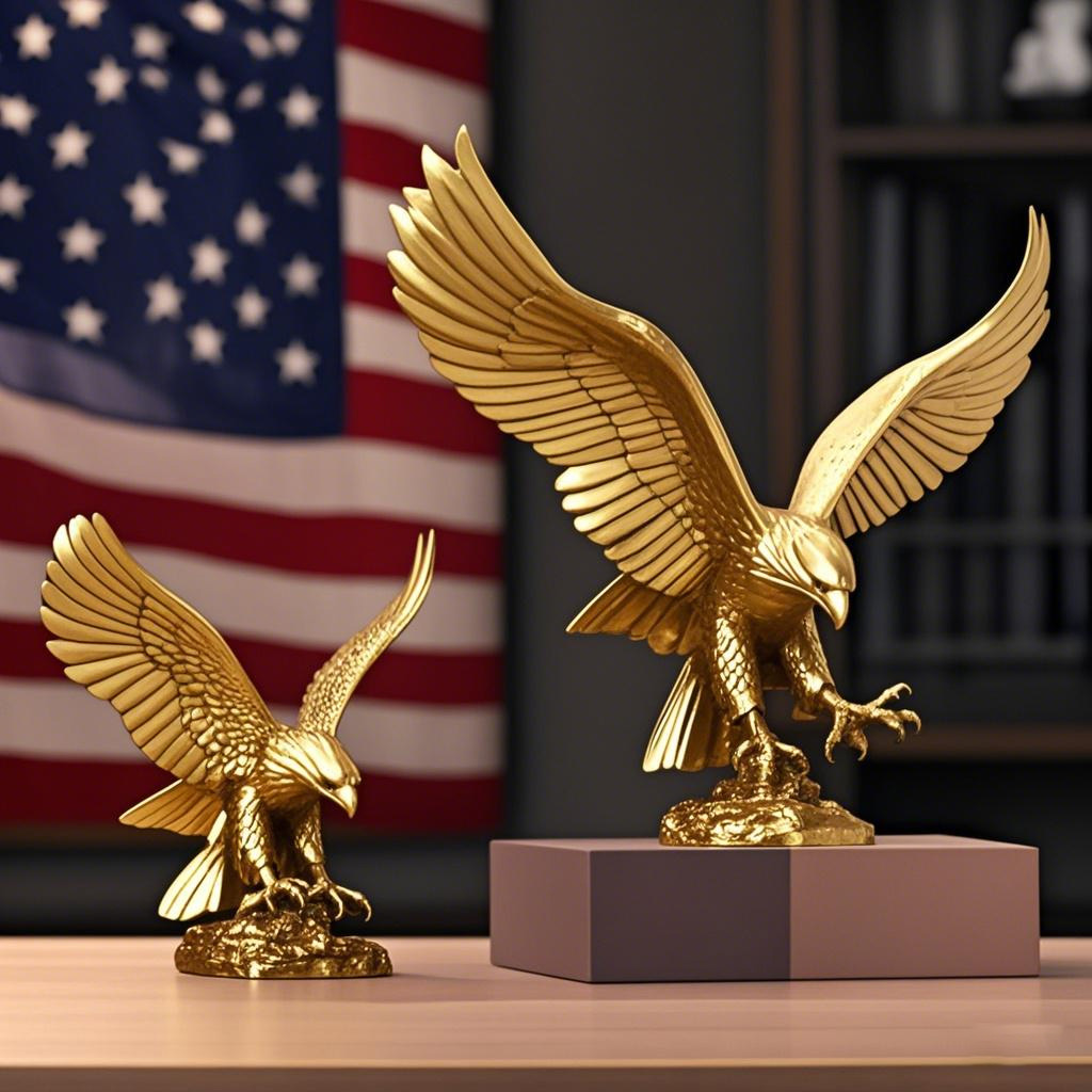 🔥 49% OFF🔥The perfect memorial gift - Brave Eagle Soaring Statue
