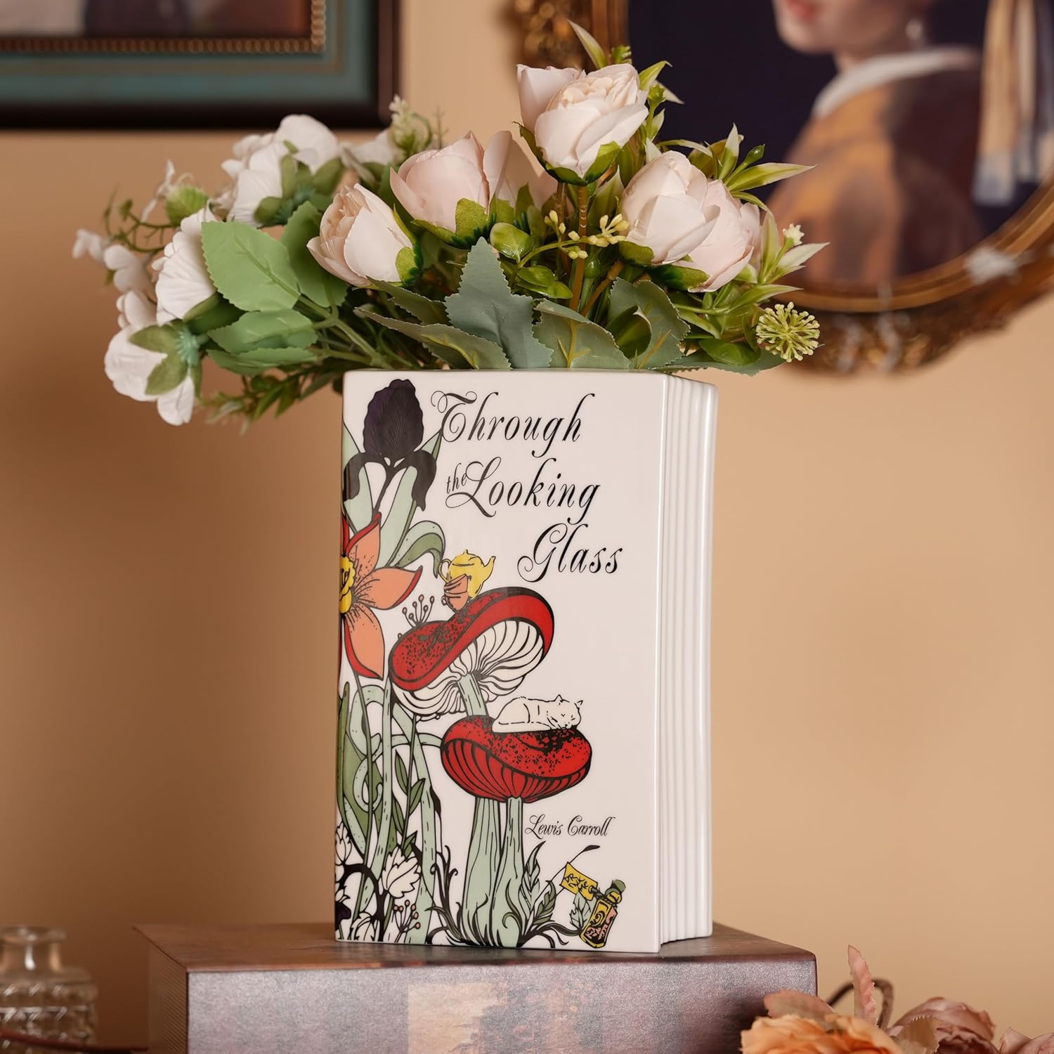 Original Book-Shaped Decorative Vase