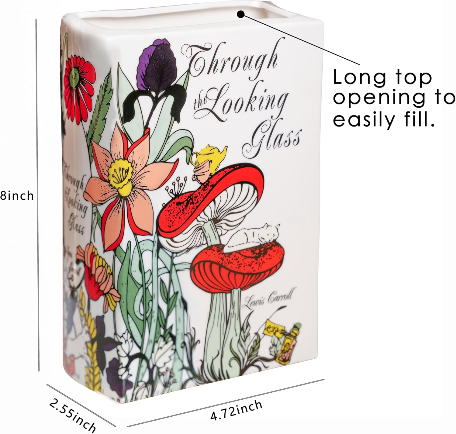 Original Book-Shaped Decorative Vase