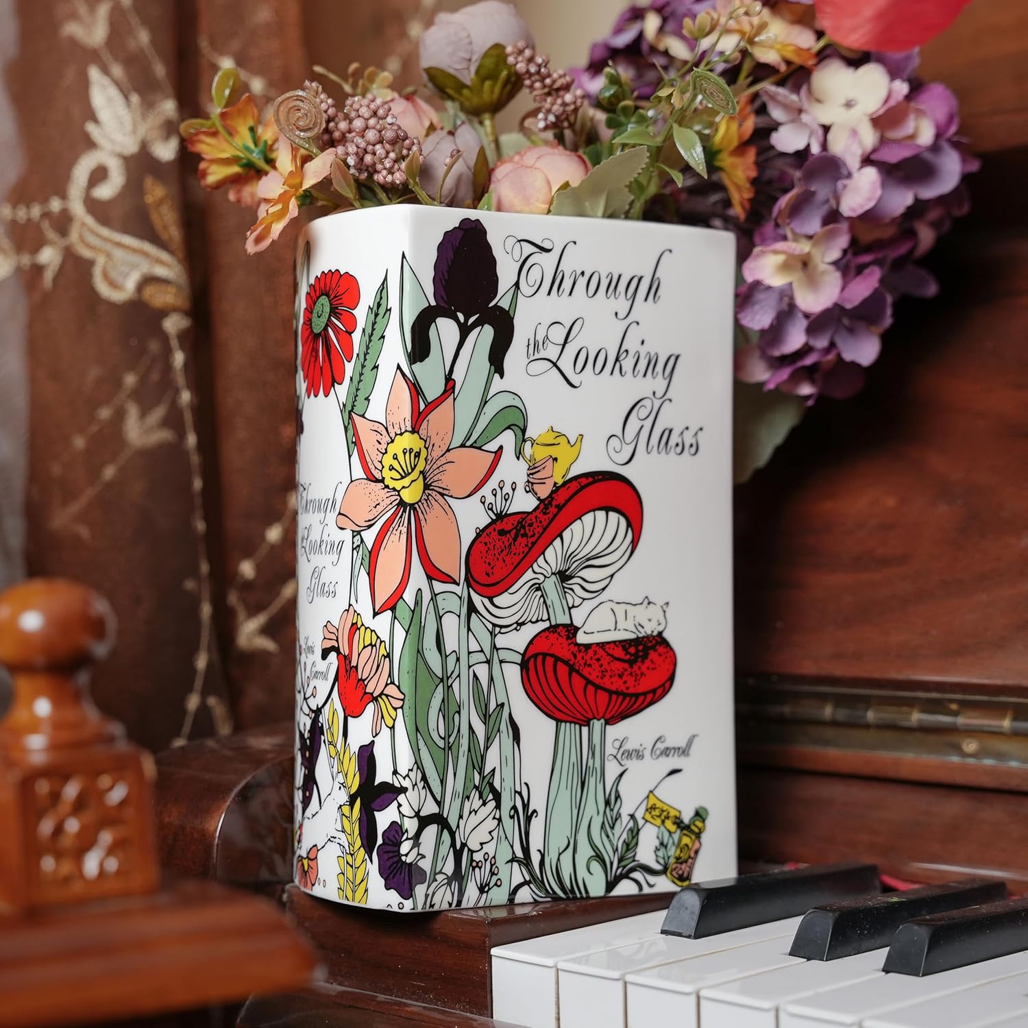 Original Book-Shaped Decorative Vase