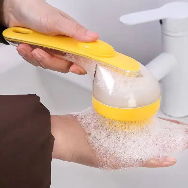 Pet Bath Brush Pet Scrub Flow