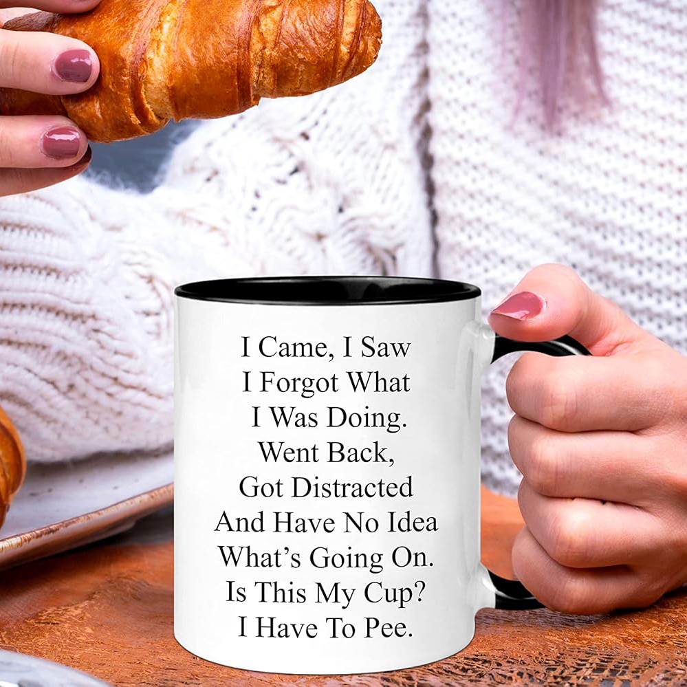 Funny Mug for Older People Christmas Mug