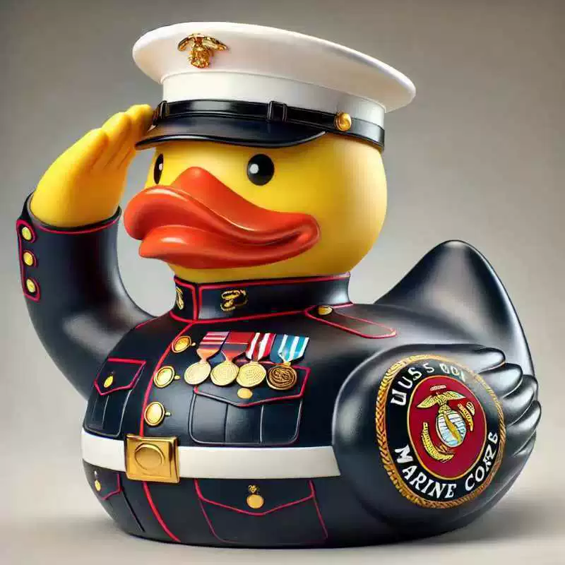 Salute Series: Handcrafted Ducks – Veteran Tribute Car Decor & Collectible Gifts