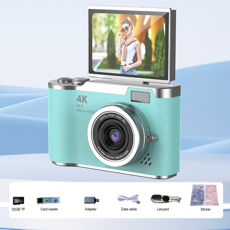 4K Foldable Screen Digital Camera