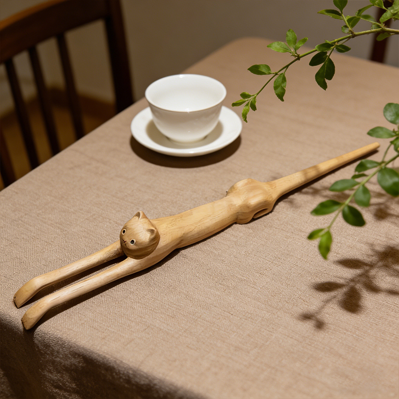 🐱✨ Cat-Shaped Wooden Back Scratcher (Your Cozy, Independent Itch Helper!) ✨🐱