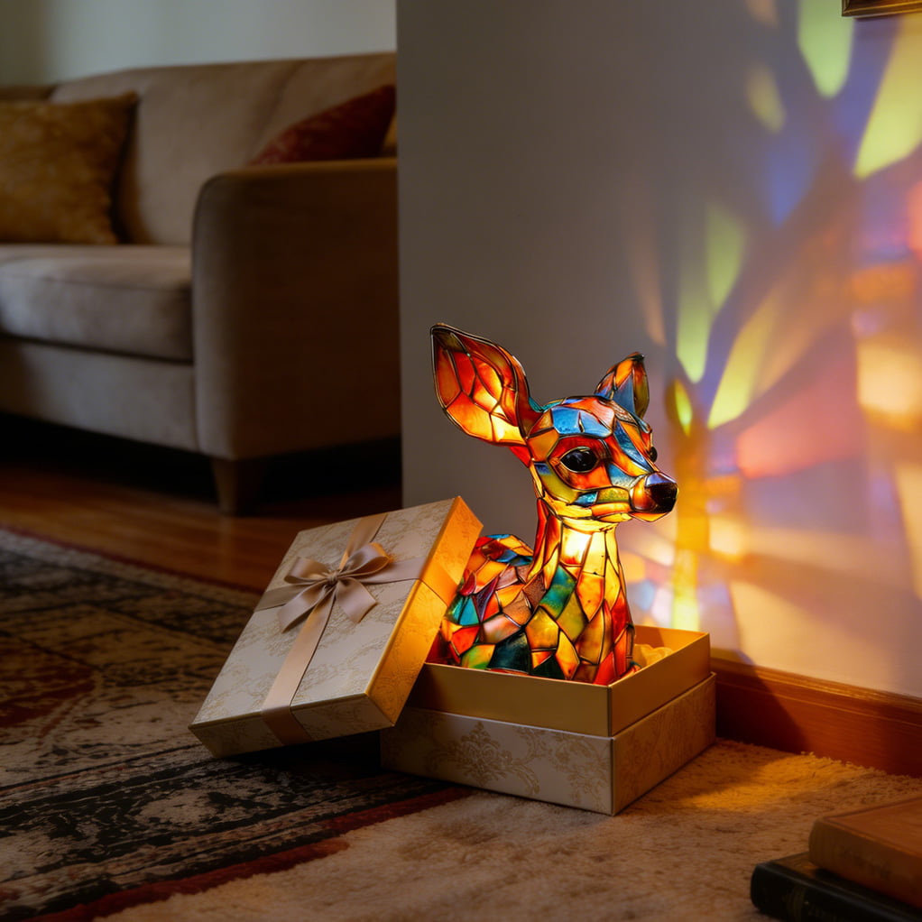 Handcrafted Stained Glass Mosaic Lamps