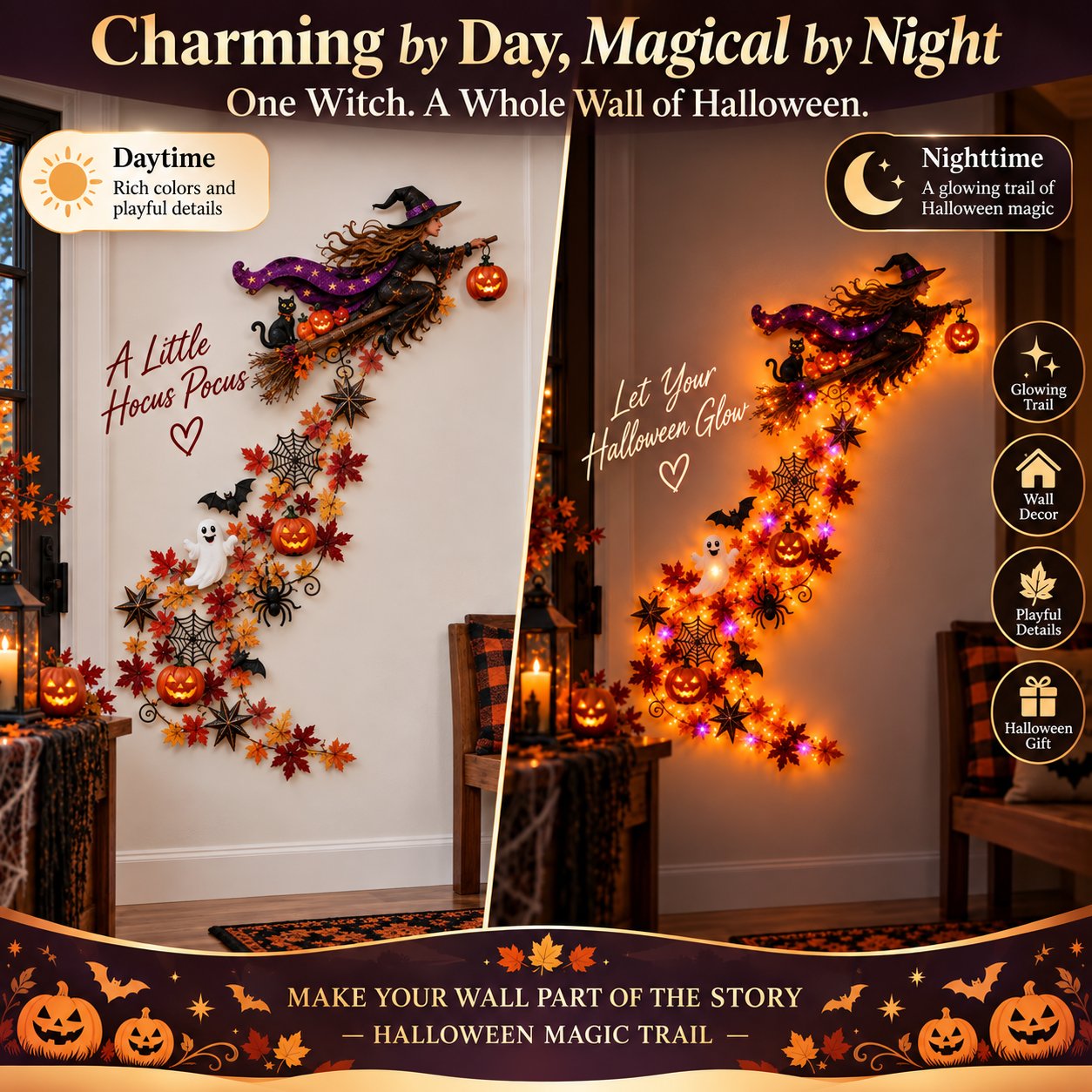 Halloween Magic Trail Wall Light Collection