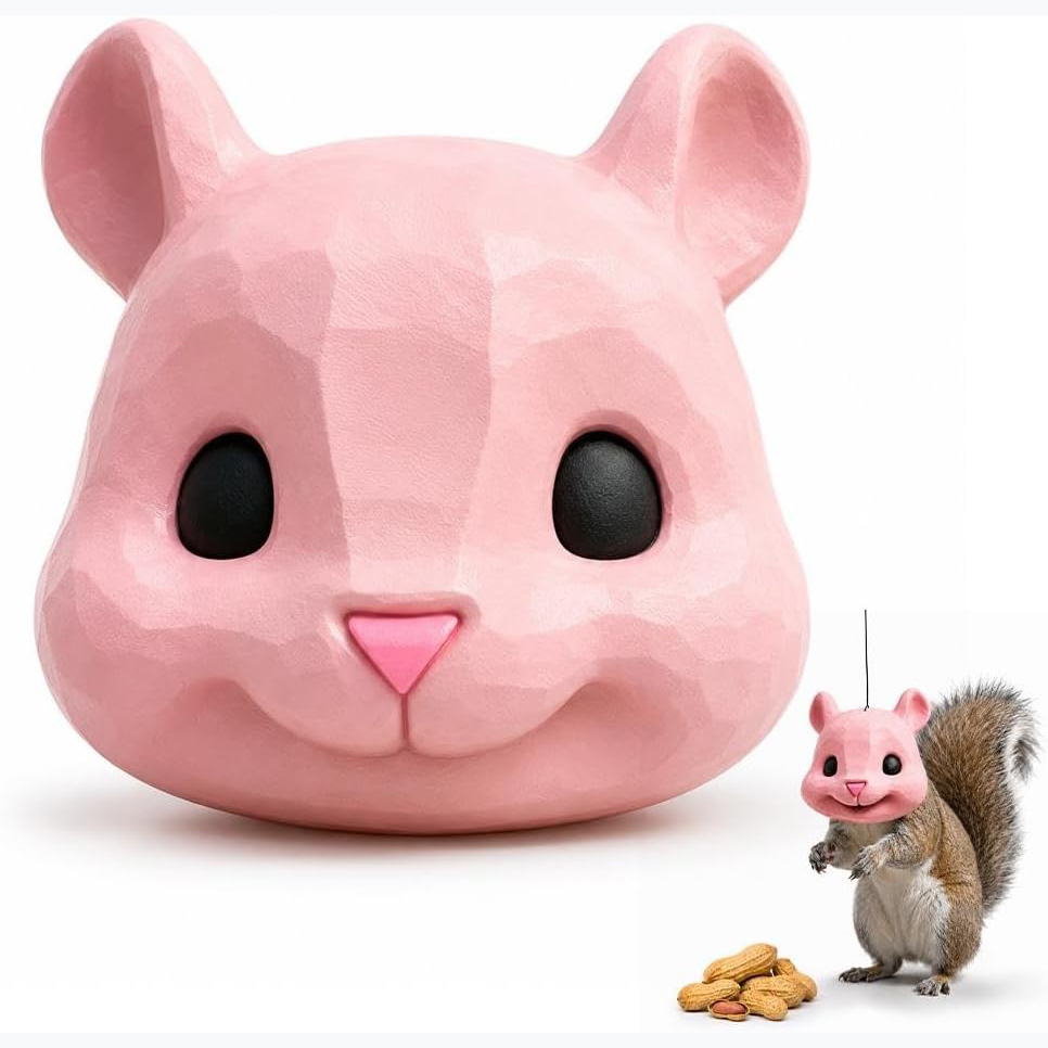 🐿️Funny Squirrel Head Feeder