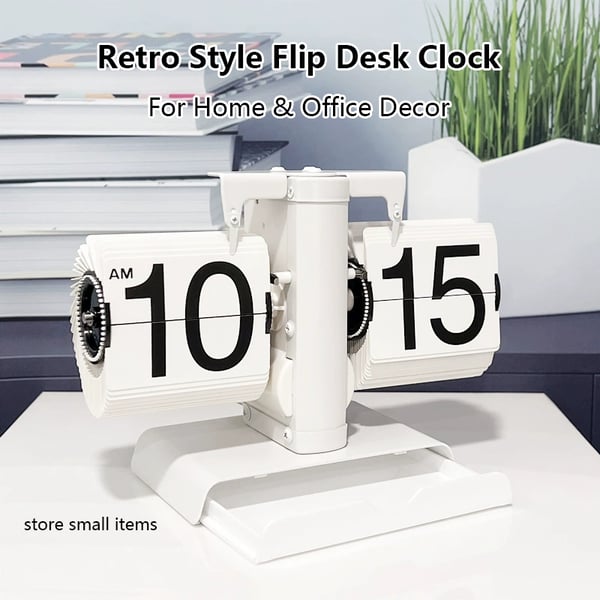 🕛Large Retro Style Flip Desk Clock