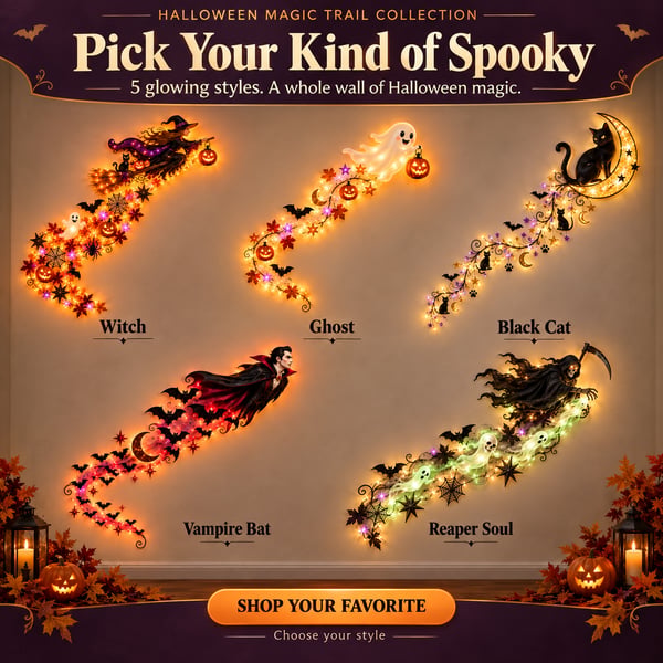 Halloween Magic Trail Wall Light Collection