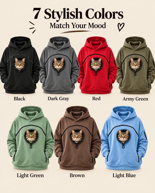 Pet Carrier Hoodie