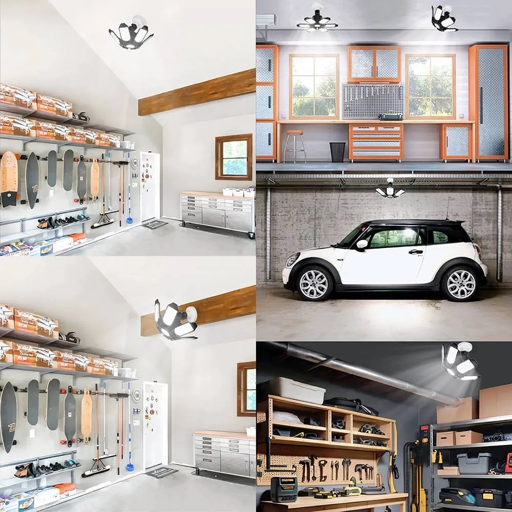 360° no dead corners Super Bright LED Garage Lights