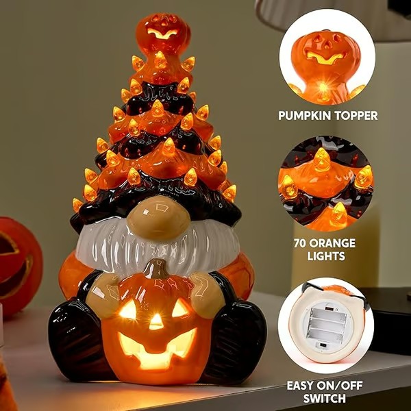 🔥Halloween dwarf decoration with light