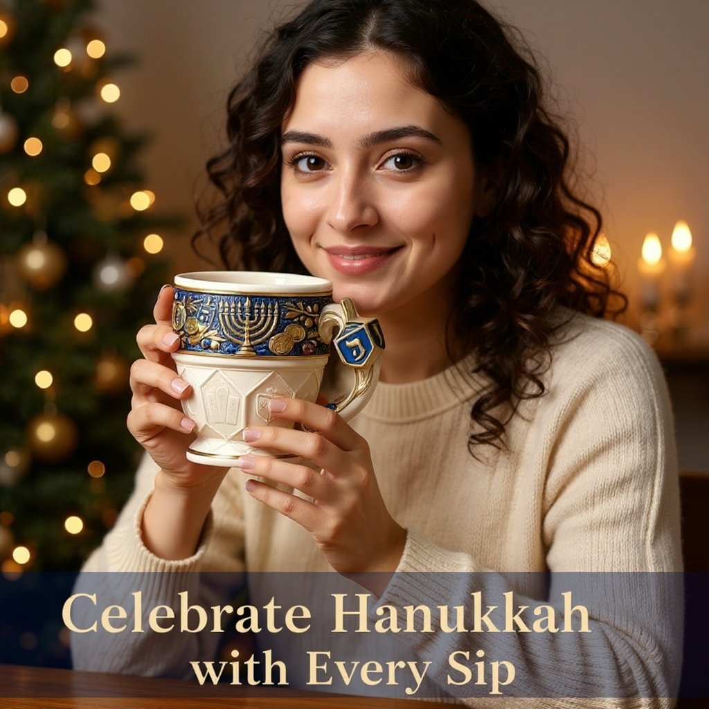 🔥Last Day 49% Off--🕎 Hanukkah Menorah Mug