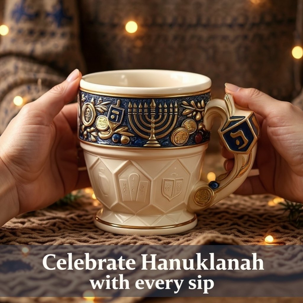 🔥Last Day 49% Off--🕎 Hanukkah Menorah Mug