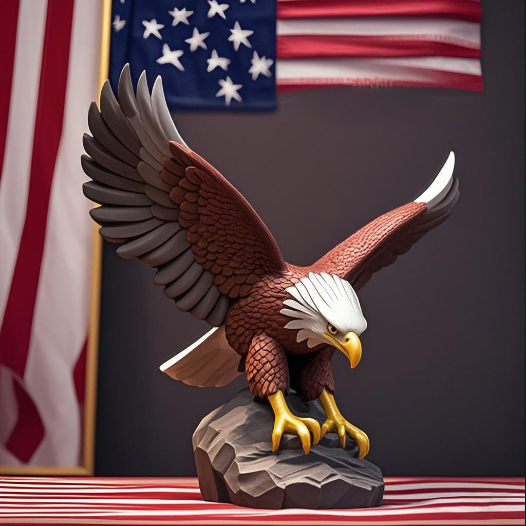 🔥 49% OFF🔥The perfect memorial gift - Brave Eagle Soaring Statue