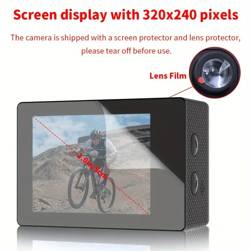 📷Action Camera FHD 1080P 12MP