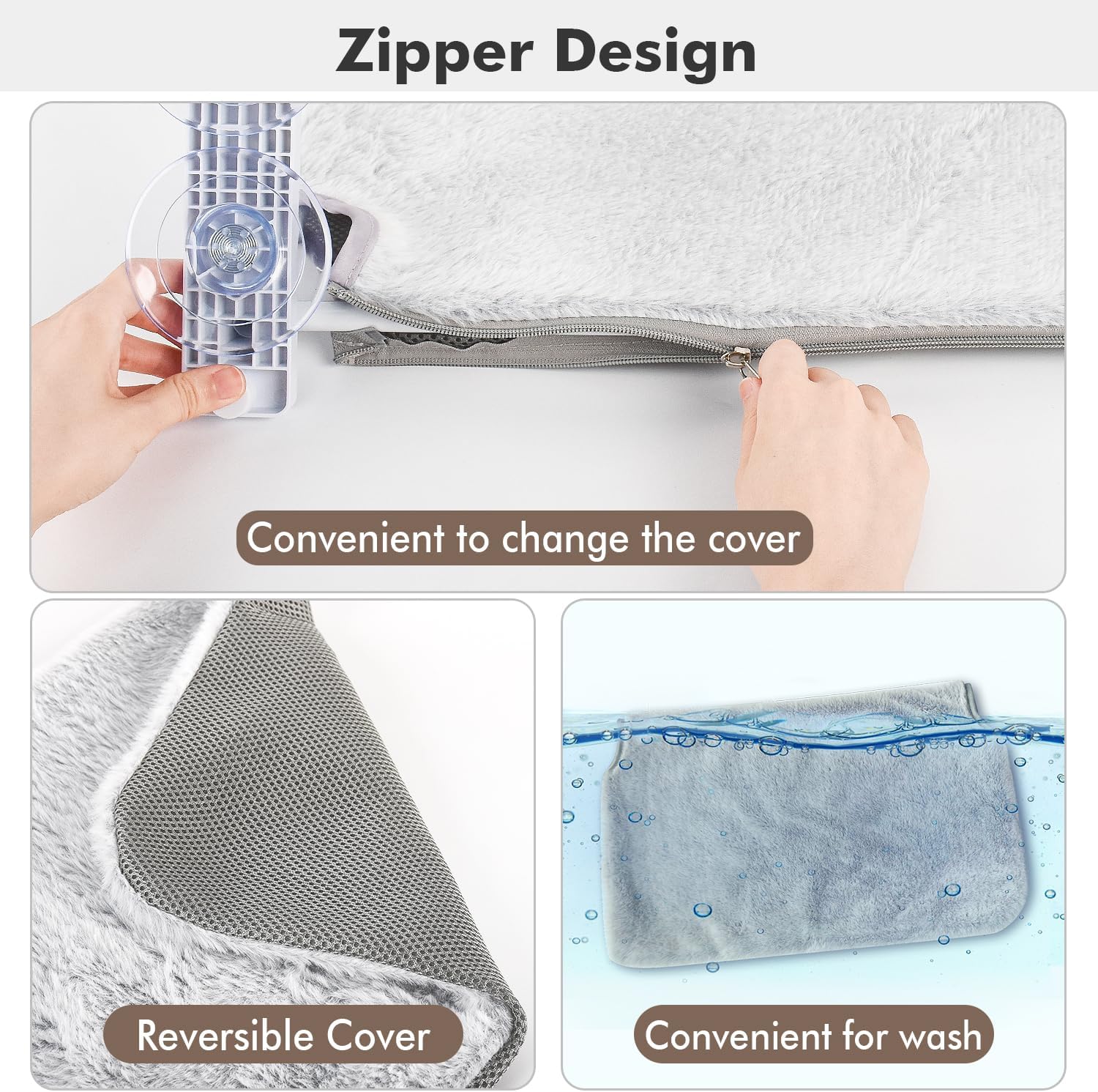 Foldable Cat Beds for Indoor Cordless Cat Window Perch