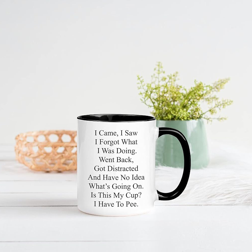 Funny Mug for Older People Christmas Mug
