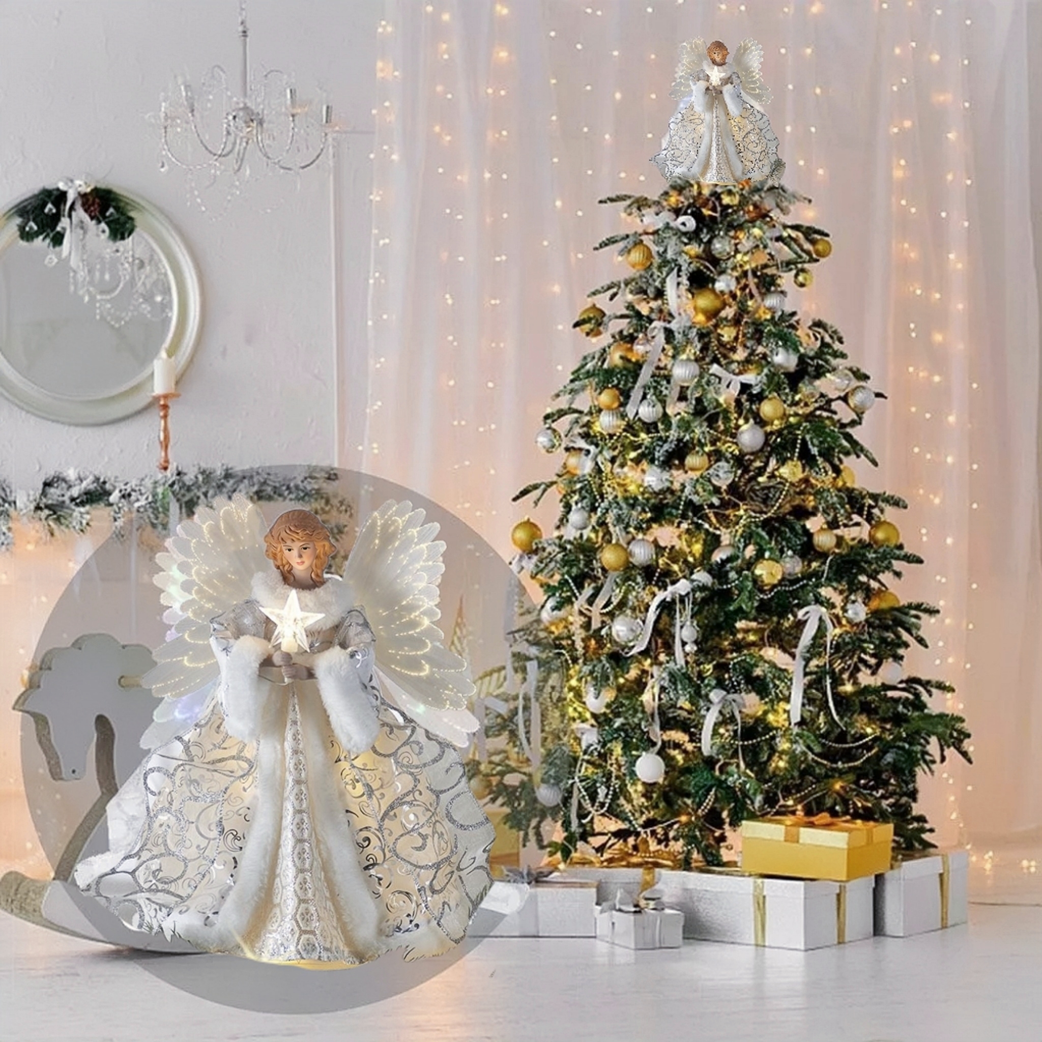 🎄Christmas Tree Topper - Celestial Angel