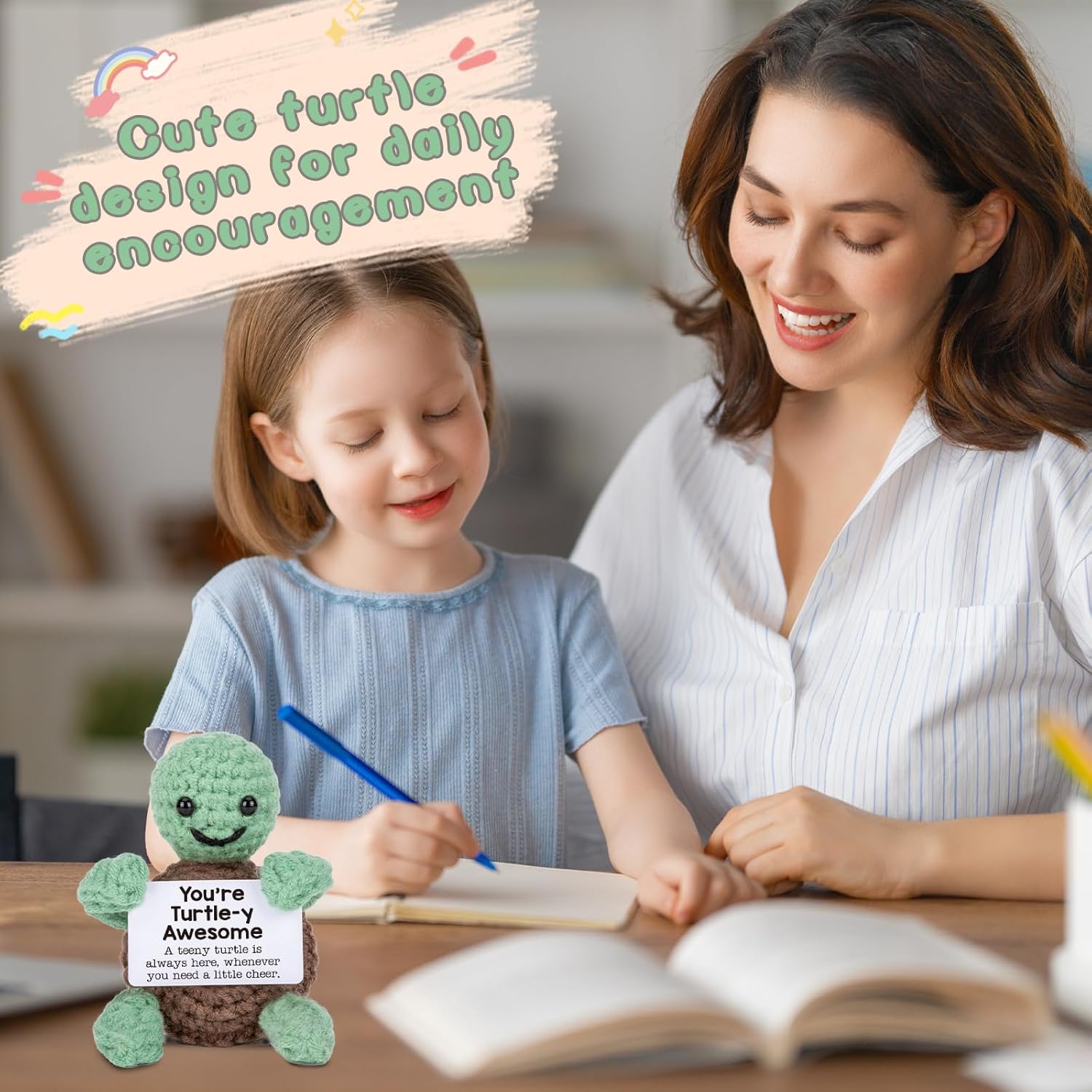 Inspirational Gifts Mini Funny Positive Turtle