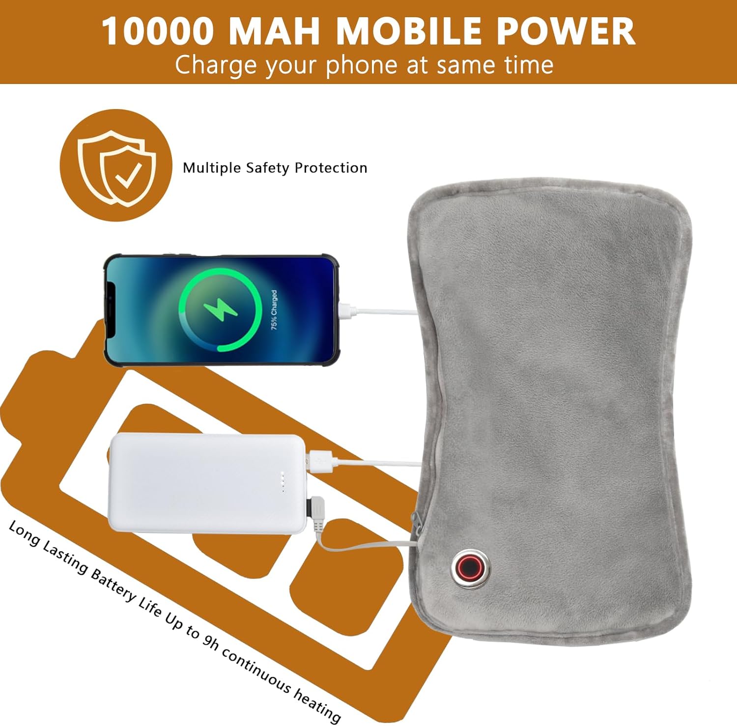 Portable Graphene Handwarmers Pouch Hand Warmers