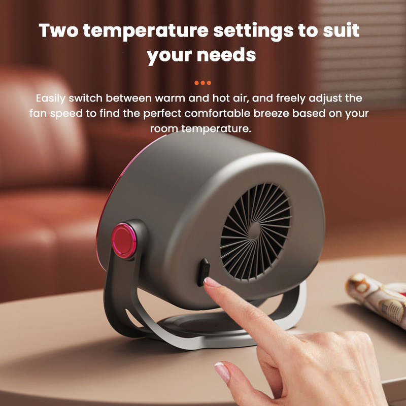 Quiet, Energy-Saving, And Fast-Heating Desktop Heater