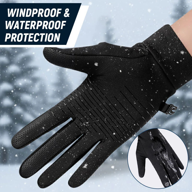 Non-slip warm gloves