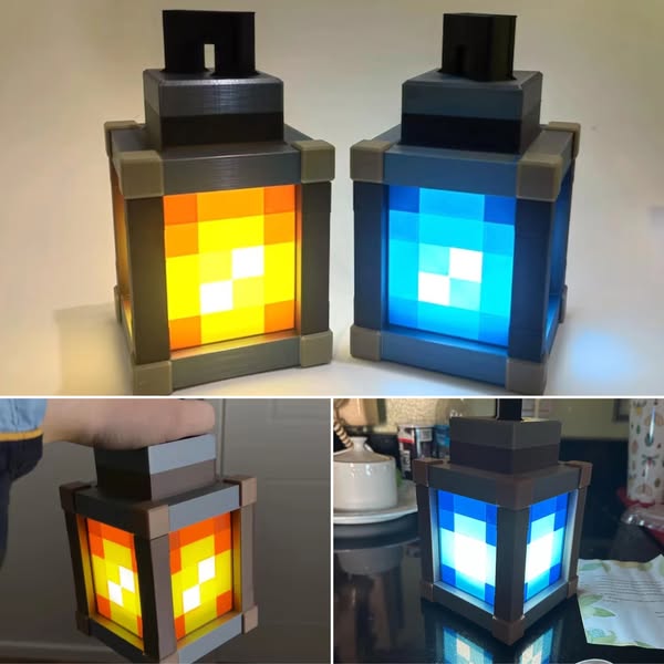 🔥Summer Sale 49% OFF - Pixelated Night Light Lantern