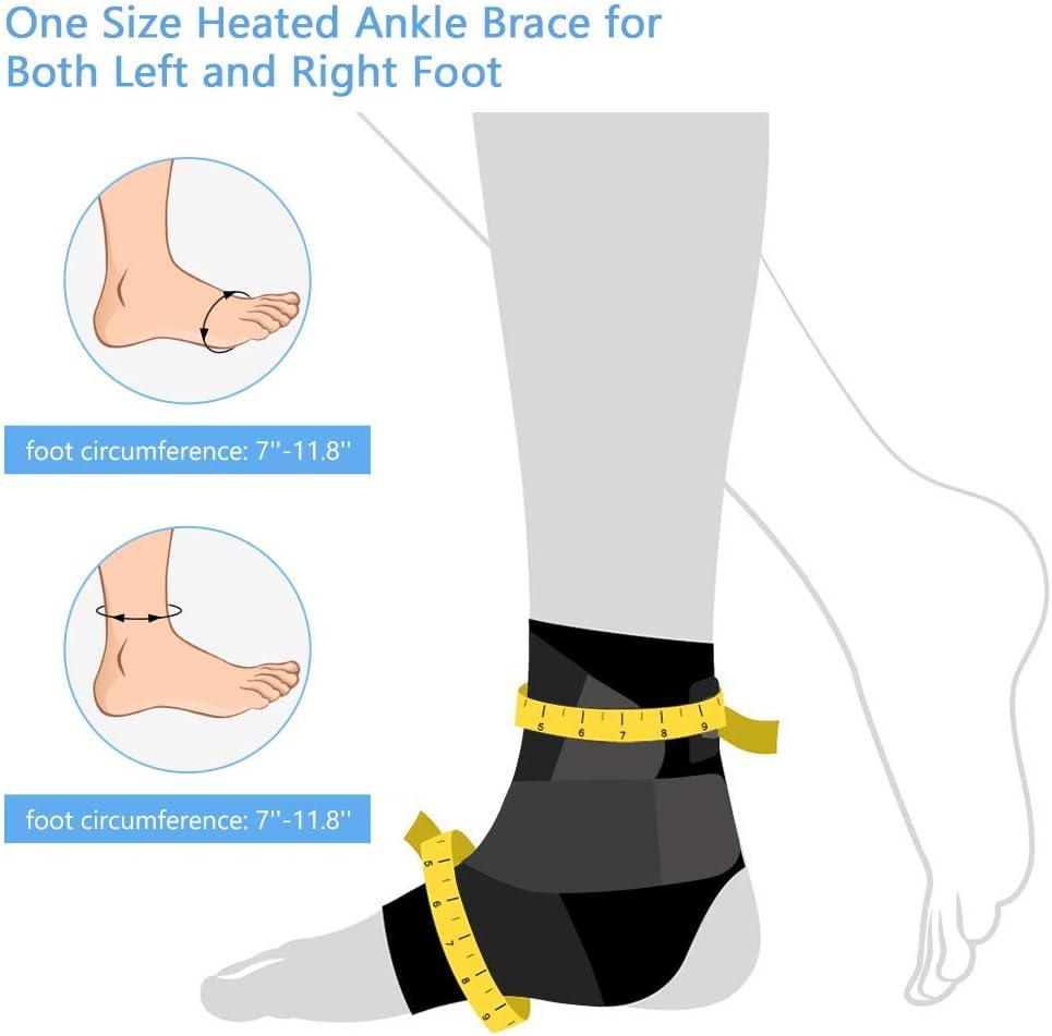 Heated Ankle Wrap Foot Heat with 3 Level