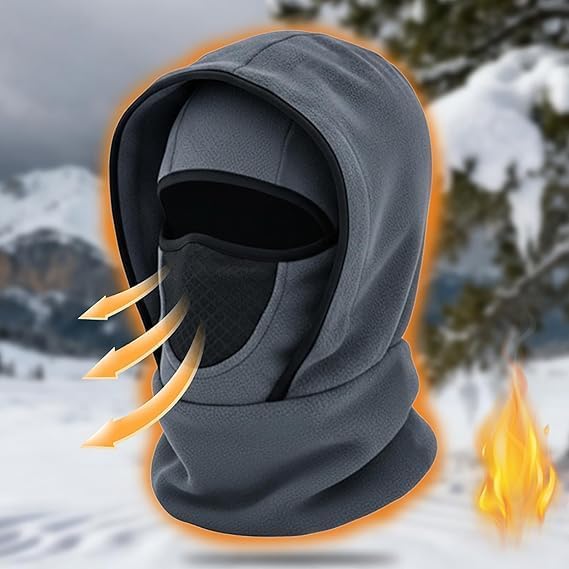 Thermal Fleece Balaclava Windproof Winter Ski Mask