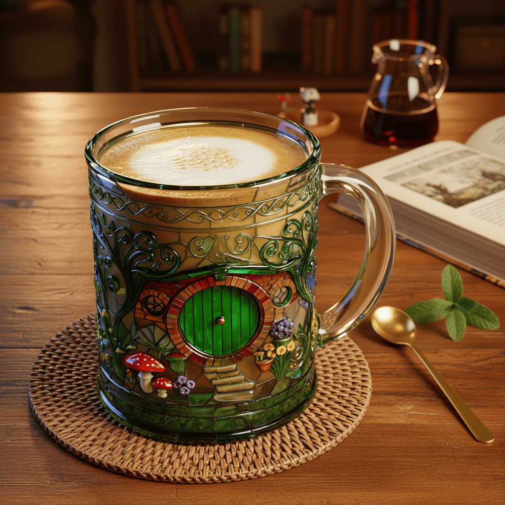 🍃 The Shire Glass Mug ✨