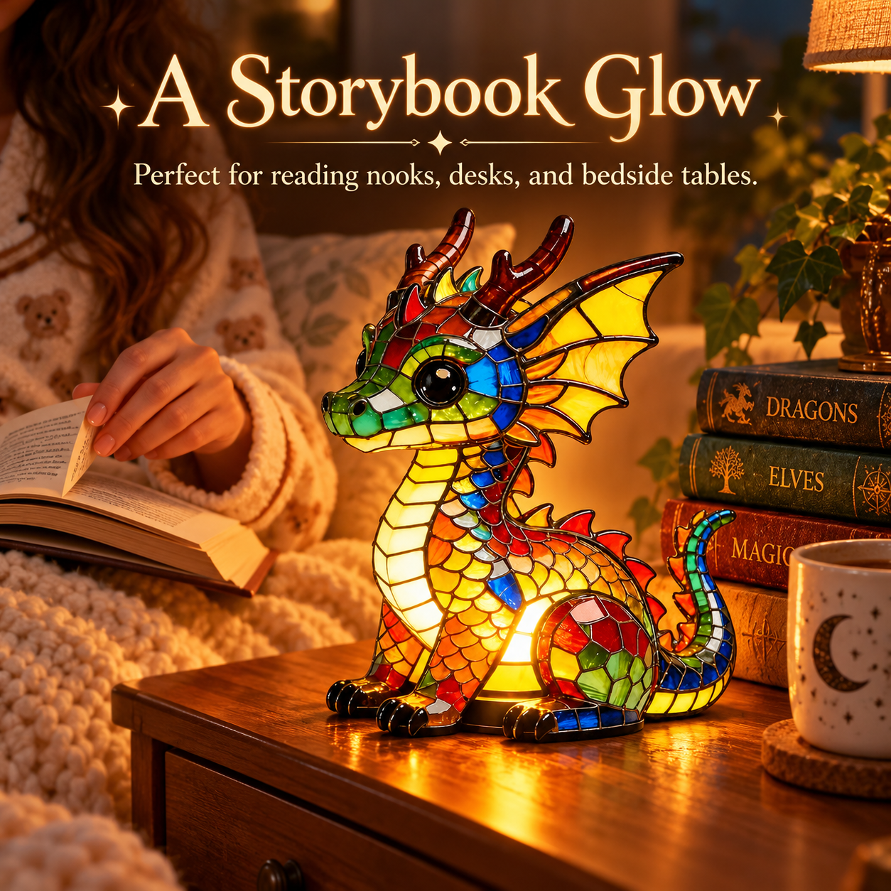 Colorful Dragon LED Accent Light – Fantasy Decorative Night Lamp