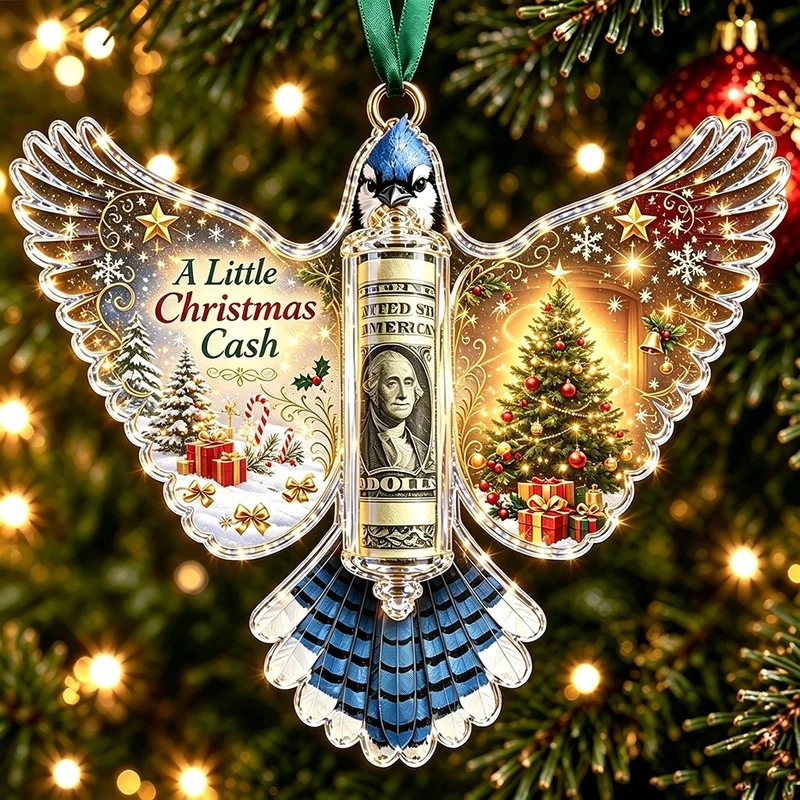 💵 Christmas Cash Gift Ornament