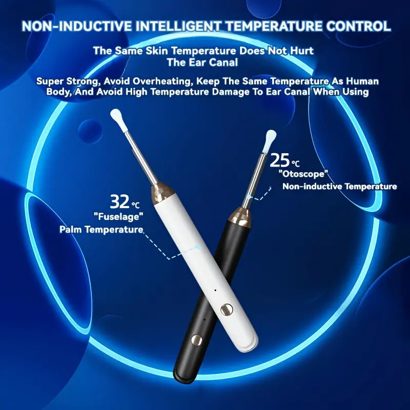 ✅8-Piece Ear Wax Removal Kit with Camera and Light