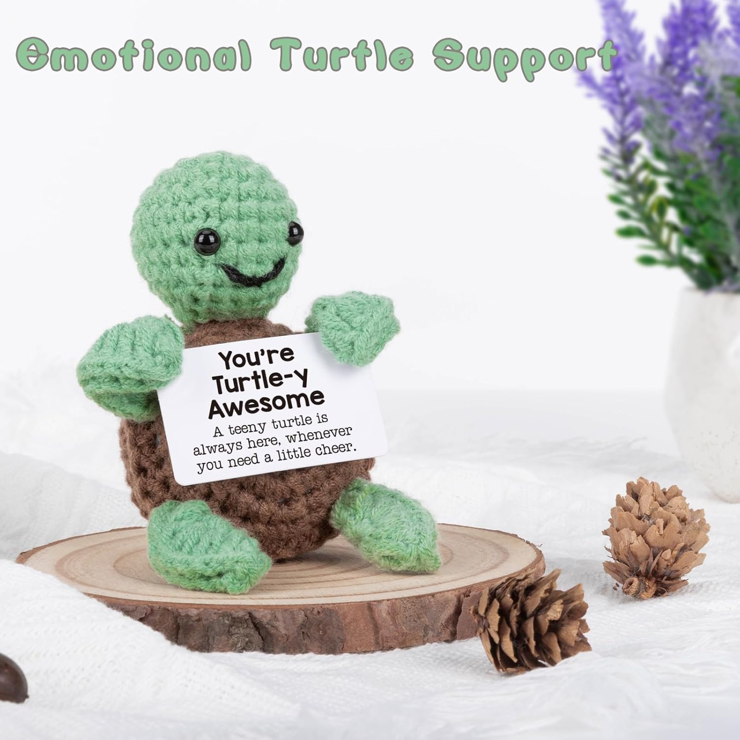 Inspirational Gifts Mini Funny Positive Turtle