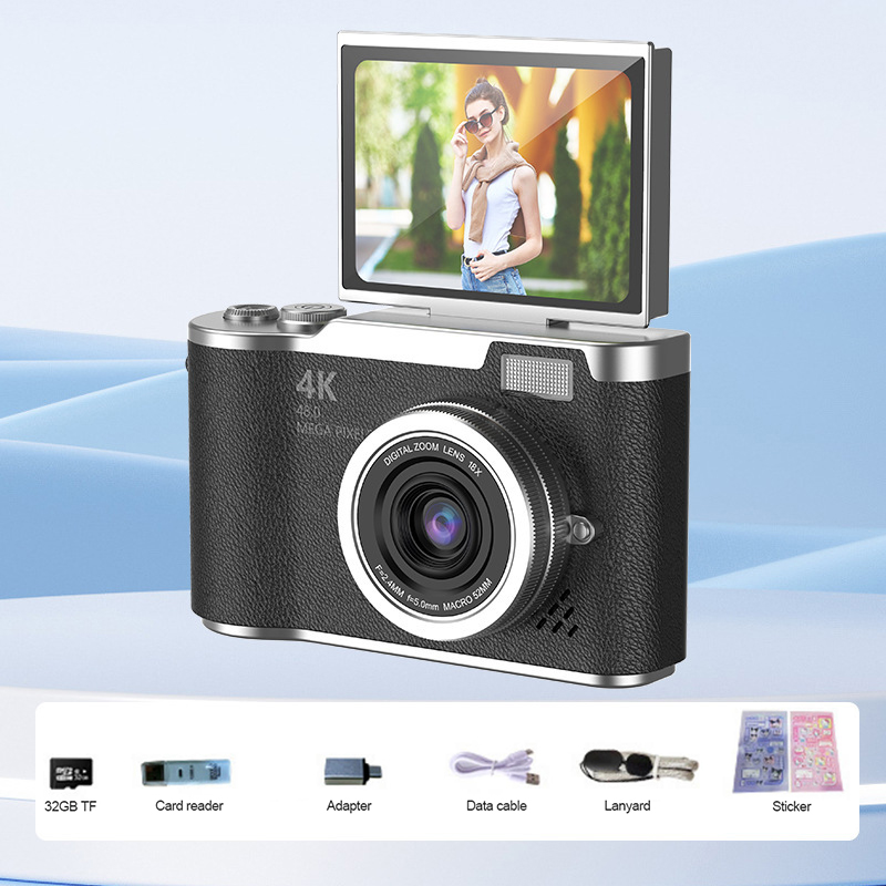 4K Foldable Screen Digital Camera