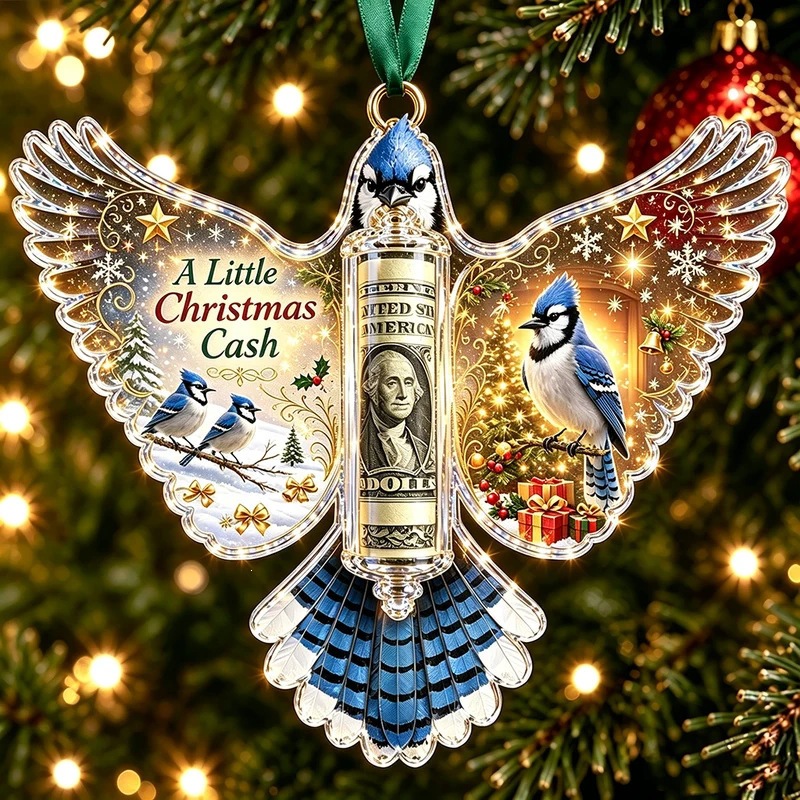 💵 Christmas Cash Gift Ornament