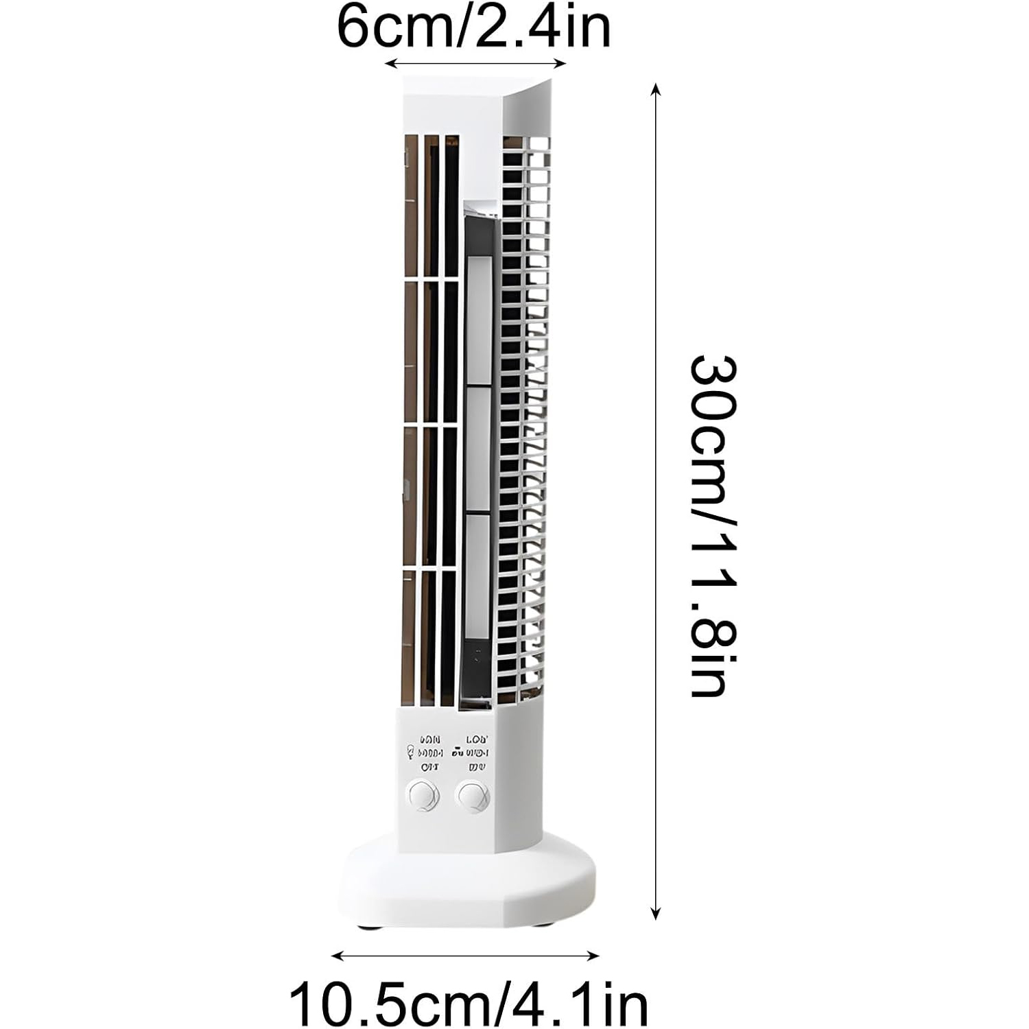 Portable Floor Fan Cooling Tower Fan With Led Light