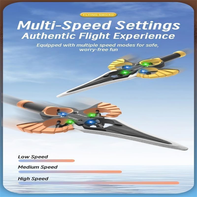 Flying Sword RC Glider, RC Gesture sensing Controlled with Autopilot & Gyro Stabilizer