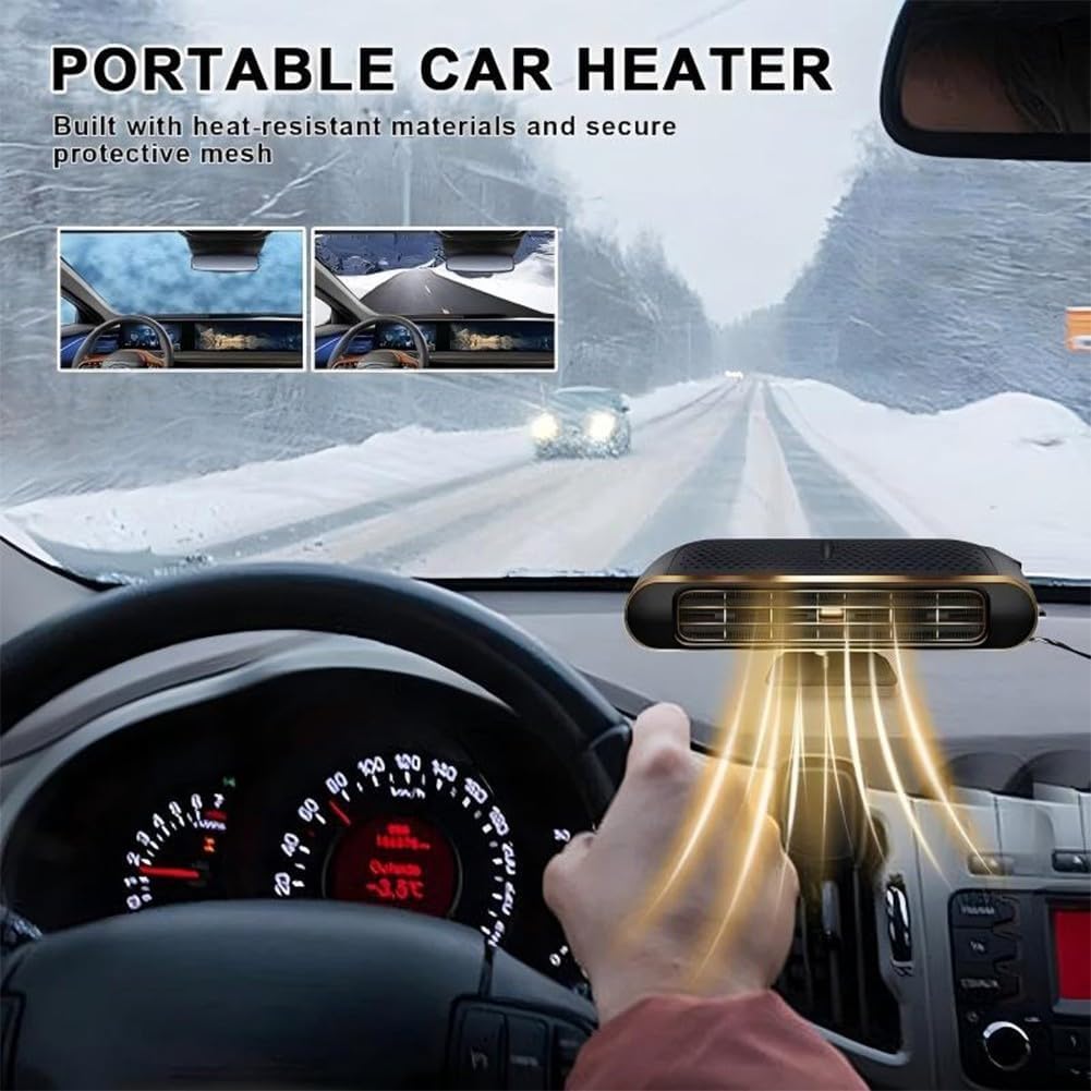 Widened Portable Fast Heating Defrost Defogger