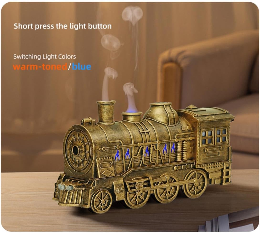 🚂 Vintage Train Essential Oil Diffuser