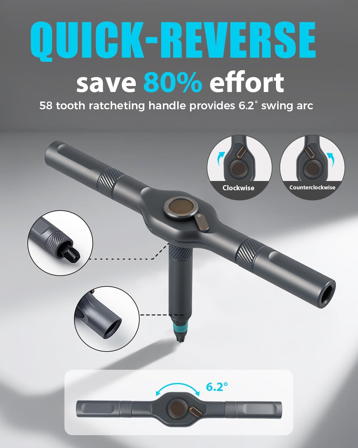 Magnetic Ratchet Screwdriver Set