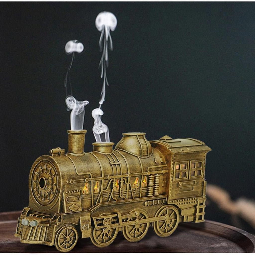 🚂 Vintage Train Essential Oil Diffuser