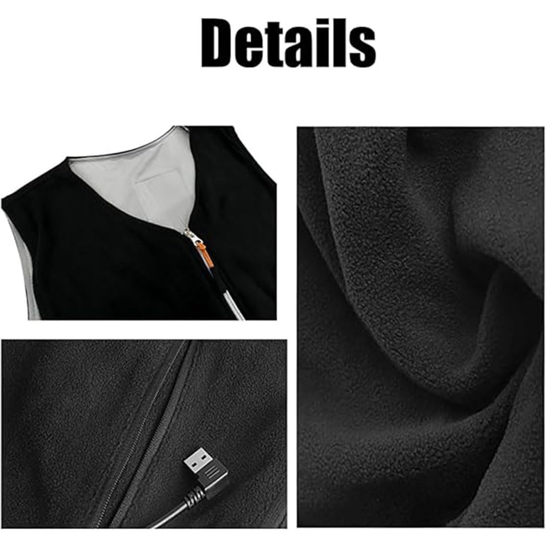 🔥🔥🔥Smart Charging Heating Polar Fleece Vest