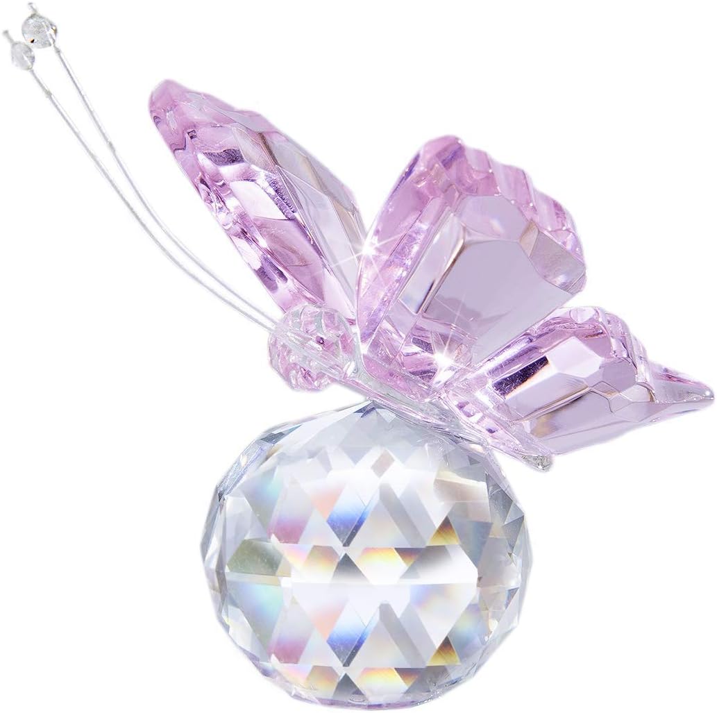 Crystal Flying Butterfly Decor