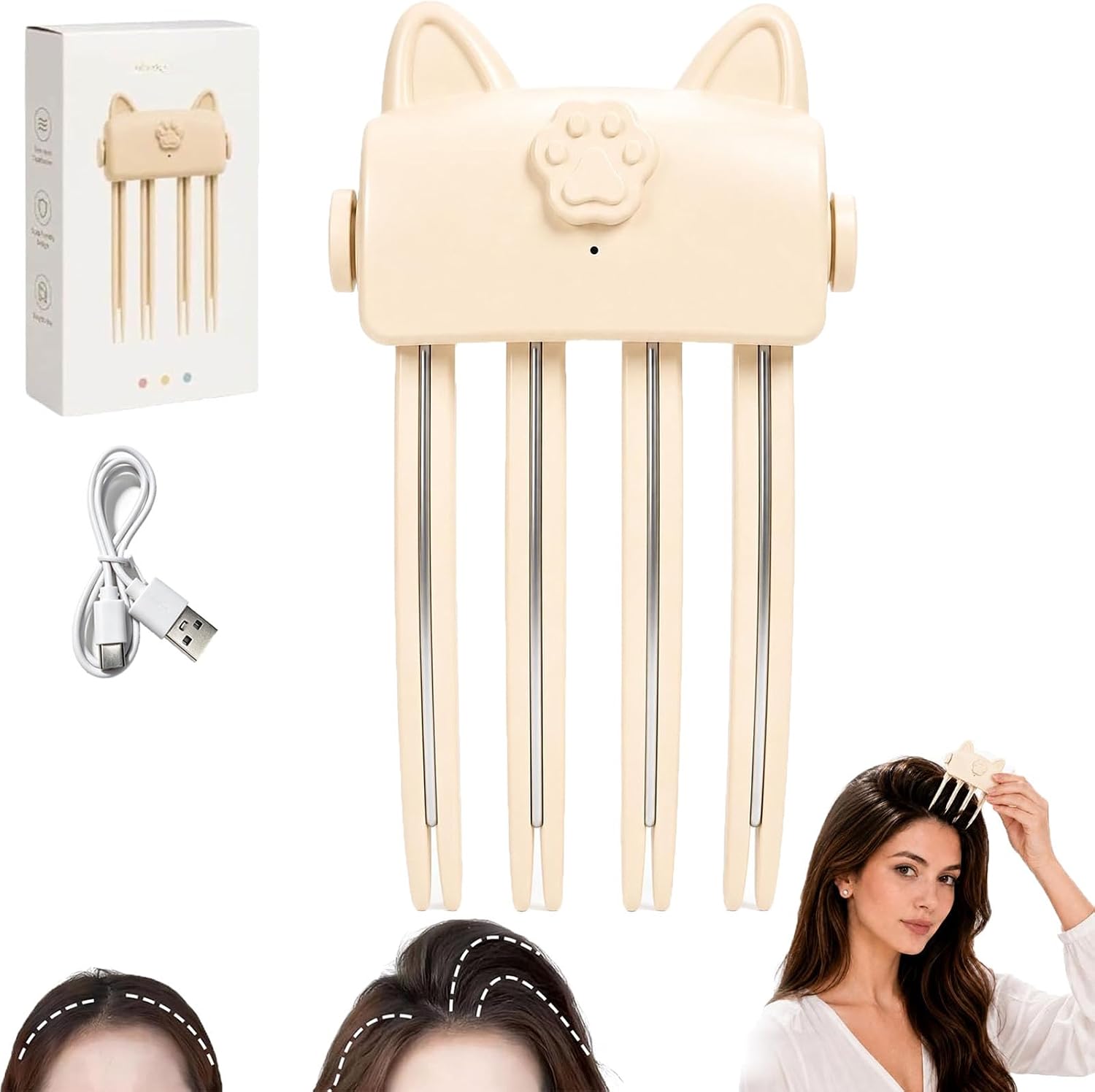 Heated Root Lift Hair Clip