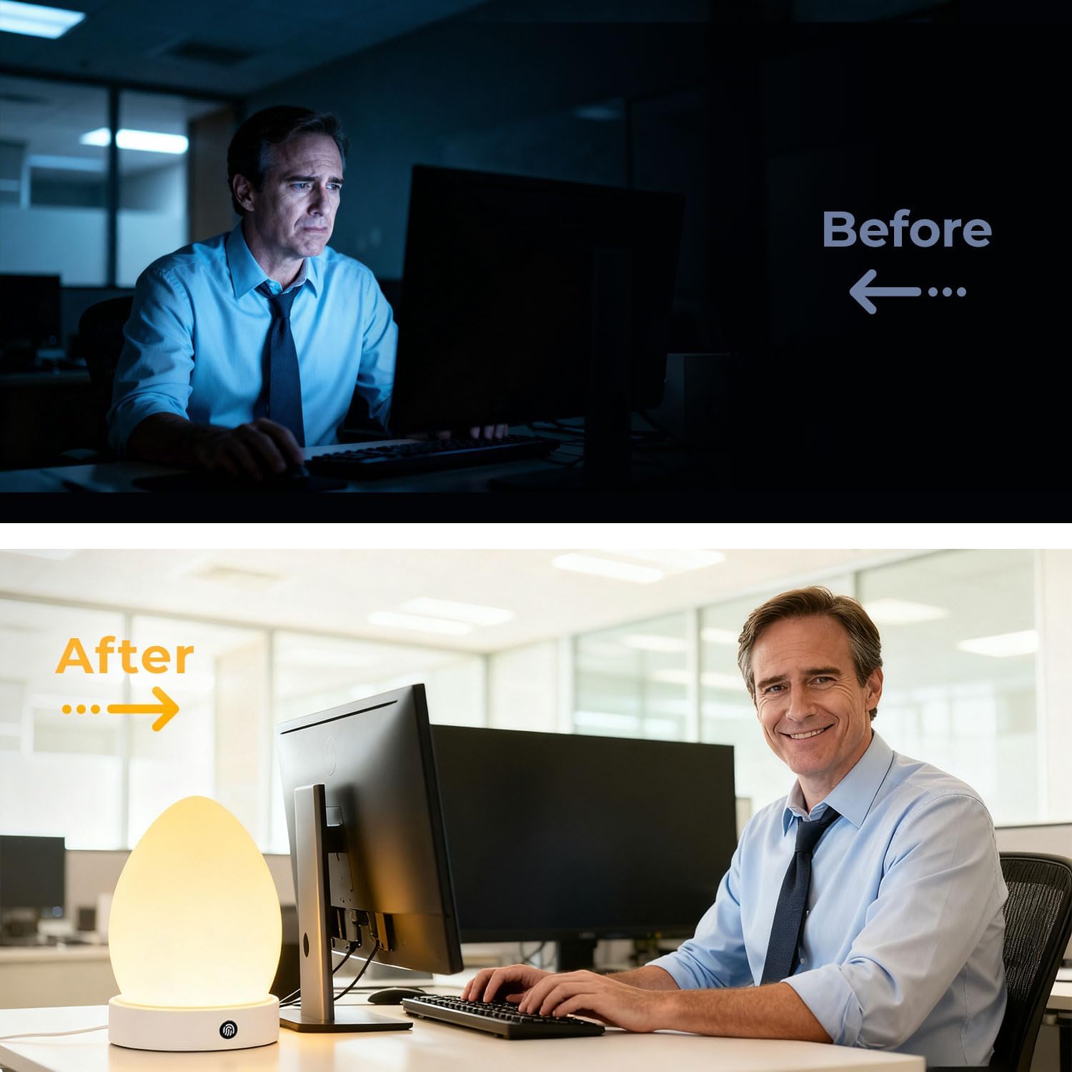 20000Lux SAD Light Therapy Lamp