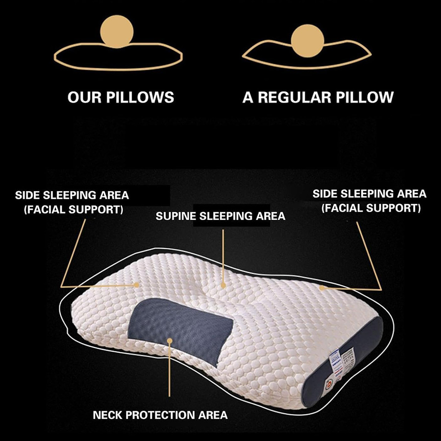 💥 Big Sale 50% OFF💥 Antibacterial Neck Support Sleep-Aid Massage Pillow