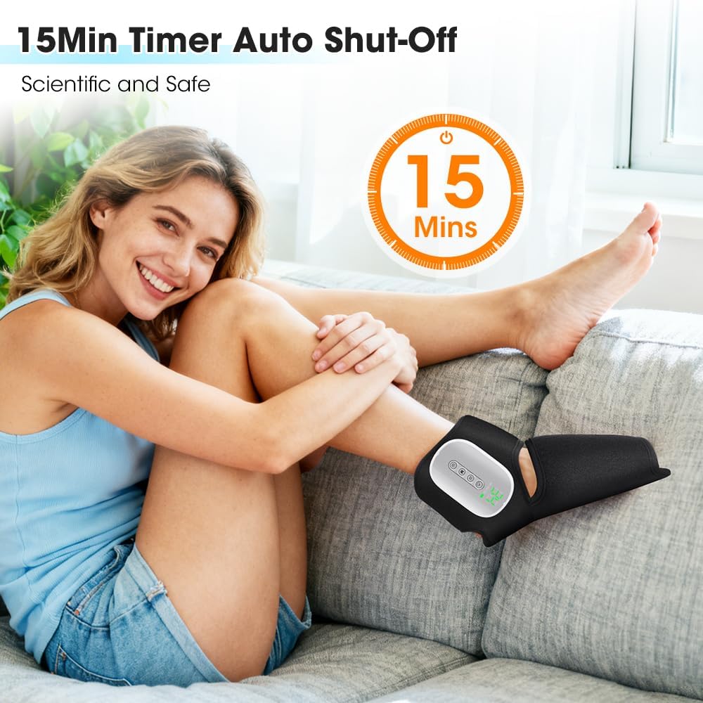 Digital controls for heat massage intensity and timer